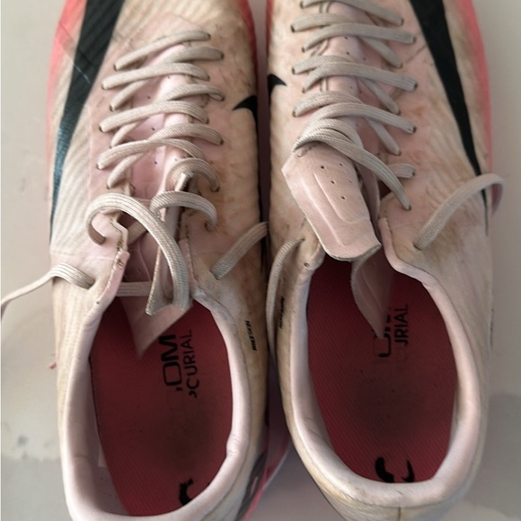 Nike Other - Nike Pink and Black Mercurial soccer cleats